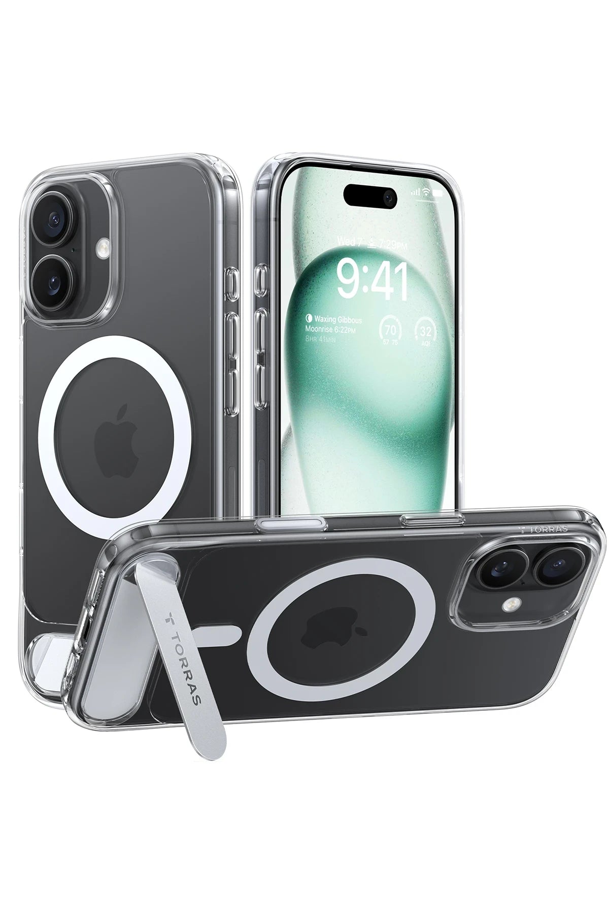 Torras iPhone 17 P Stand Serisi Magsafe Telefon Kılıfı Torras iPhone 17 P Stand Serisi Magsafe Telefon Kılıfı